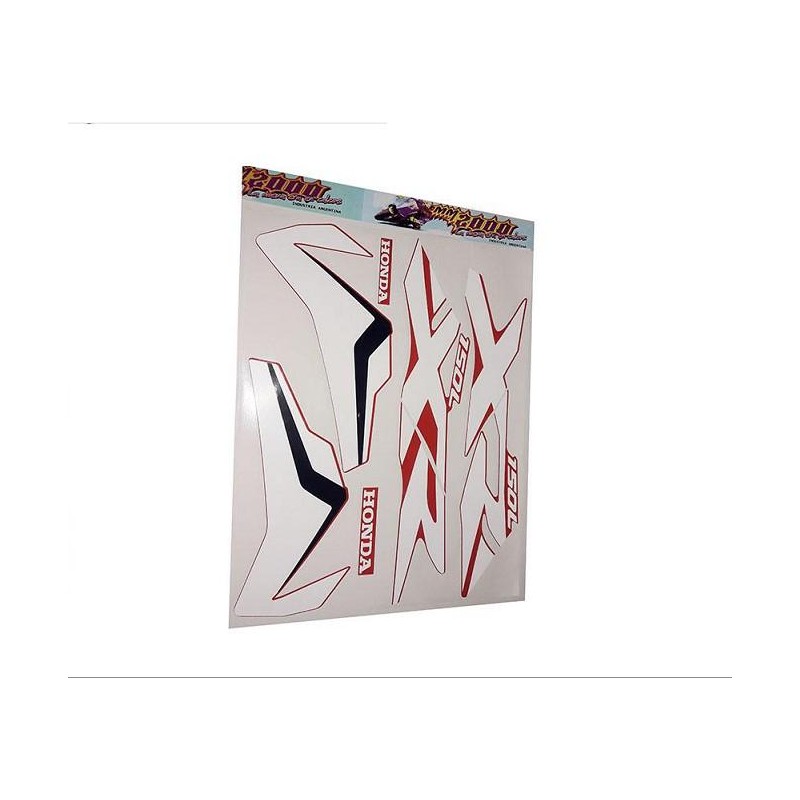 CALCOMANIA HONDA XR 150L `18 ROJA -  BLANCA (MM 2000)